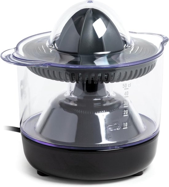 YOR® Sapcentrifuges groenten en fruit - Sapcentrifuges - Slowjuicer - Zwart - ‎14cm x 18cm x 16cm van Merkloos