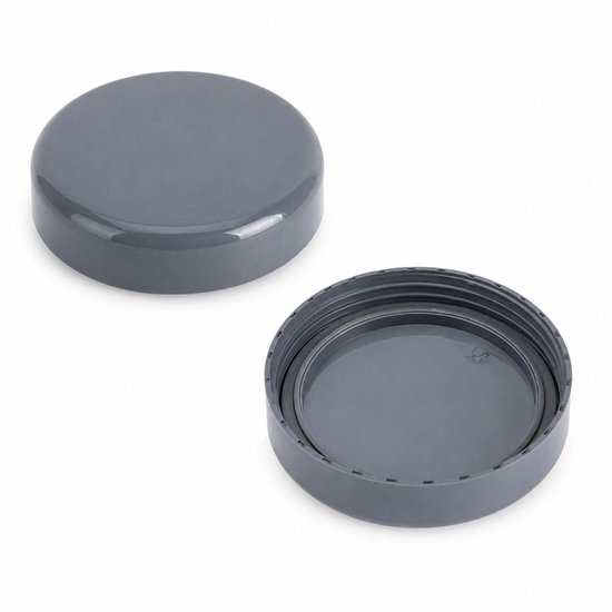 YouXunGS 2 stuks vervangende hersluitbare deksels met rubberen pakkingen, blauw Stay Fresh Flip Top Deksels Compatibel met Nutri Bullet 600W & 900W Bl