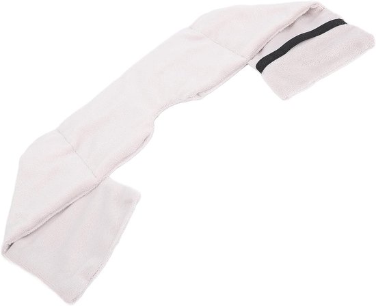 Zachte en comfortabele gewogen oogmasker met elastische band voor een betere nachtrust en reizen (Grijs)