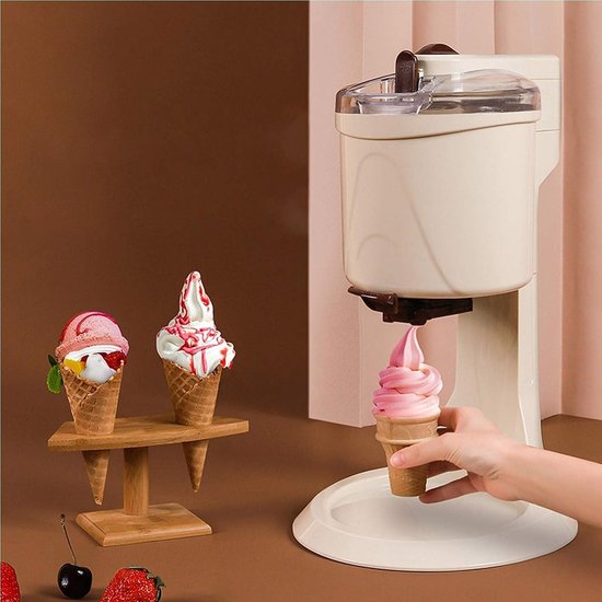 Zachte IJsmachine - Dessert Maker - Thuis Yoghurt - Snelle Bereiding 10 Minuten - 1000 ml Capaciteit