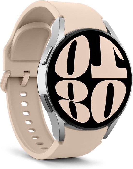 Zachte siliconen vervangende band voor Samsung Galaxy Watch 7, 6, 5, 4 - 40 mm en 44 mm, comfortabele en duurzame horlogeband voor sport en dagelijks gebruik