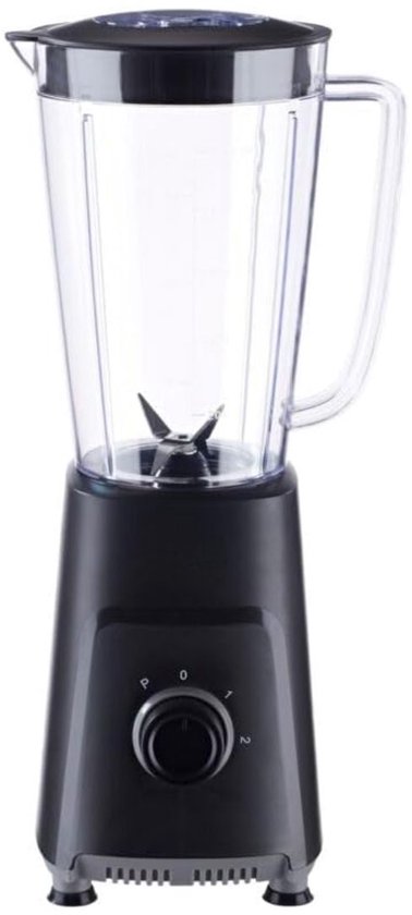 Zavira® Blender - Sinasappelpers - Smoothie - Zwart - 1 L van Zavira
