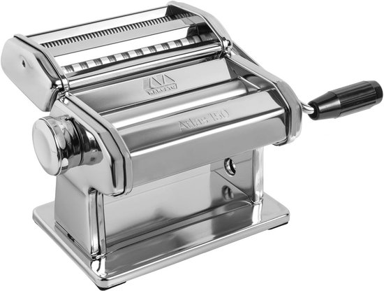 Zelfgemaakte pastamachine voor lasagne, fettuccine en tagliolini - Verchroomd staal, 150 mm breed van Marcato