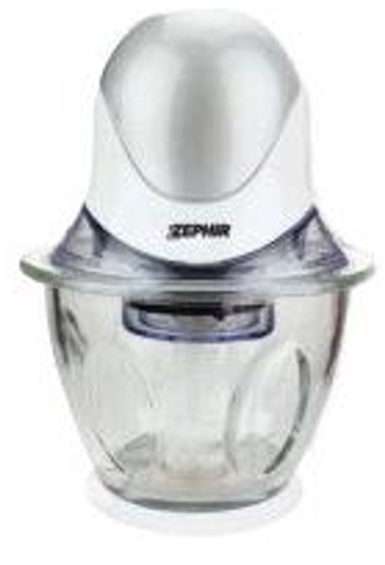 Zephir ZHC4604 0.8l 300W Zilver, Transparant, Wit elektrische hakmolen van Merkloos