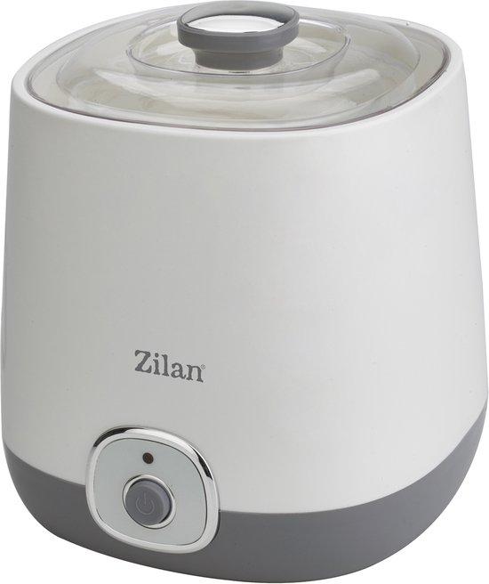 Zilan Yoghurtmaker 1 Liter – Automatische Yoghurt Maker – BPA-vrij – 20W – Zelf Yoghurt Maken – Compacte Yoghurtmachine – Stil & Energiezuinig – Wit van Merkloos