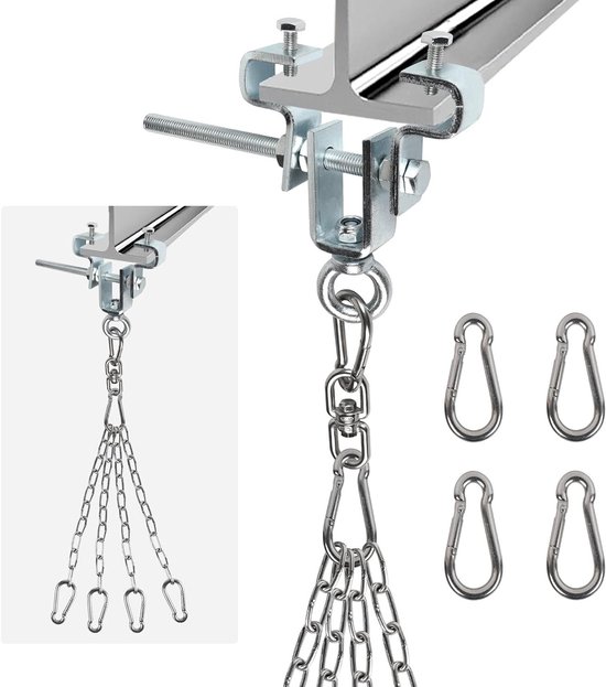 Zware Punching Bag Hangende Ketting met Carabiner voor Muay Thai, Boksen en MMA Training van Merkloos