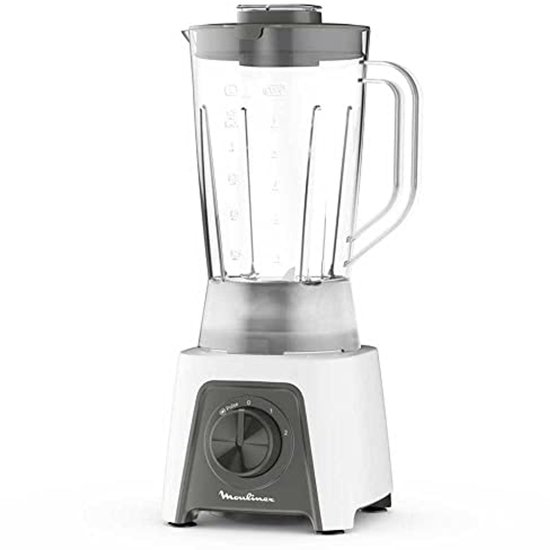 Zwart staande mixer 450W met ijsbreker en 1,5L capaciteit van Merkloos