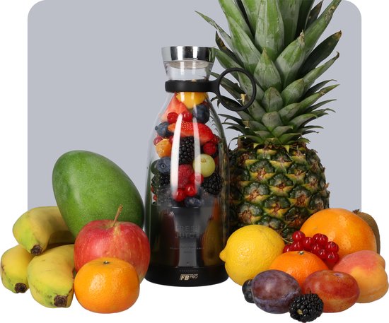 Zwarte Draadloze Blender To Go - Smoothie maker voor onderweg! - Draagbare mini blender zwart - Mixer voor smoothies - Draadloos opladen mogelijk! - Handmixer voor gezonde drankjes van MOA