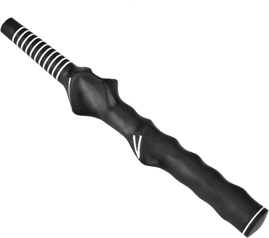 Zwarte Golf Swing Trainer Grip voor Rechtshandige en Linkshandige Golfers - Standaard Leerhulpmiddel voor Oefening, Lichtgewicht Trainingsaccessoire voor Betere Grip en Houding