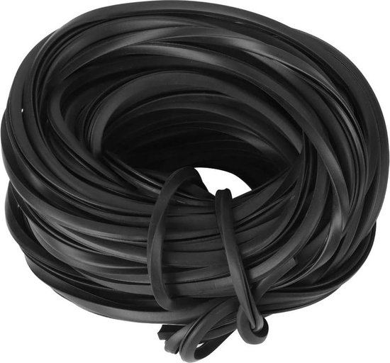 Zwarte Rubberen Strip Weerstrippen Kas - Glasafdichting (18 meter) in HTML . van Vitavia