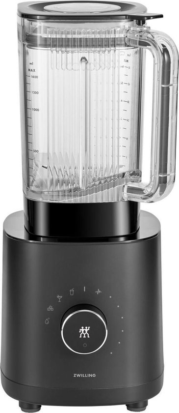 ZWILLING 53002-001-0 blender 1400 l Keukenblender 1200 W Zwart van Zwilling