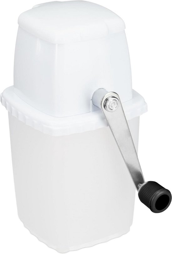 Zylo® Ijscrusher - Ice Crusher - Ijscrushers - Wit - 16cm x 13cm x 24cm van Zylo