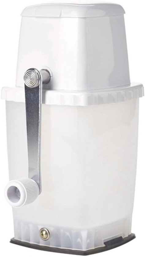 Zylo® Ijscrusher - Ice Crusher - Ijscrushers - Wit - 19cm x 12cm x 27cm van Zylo