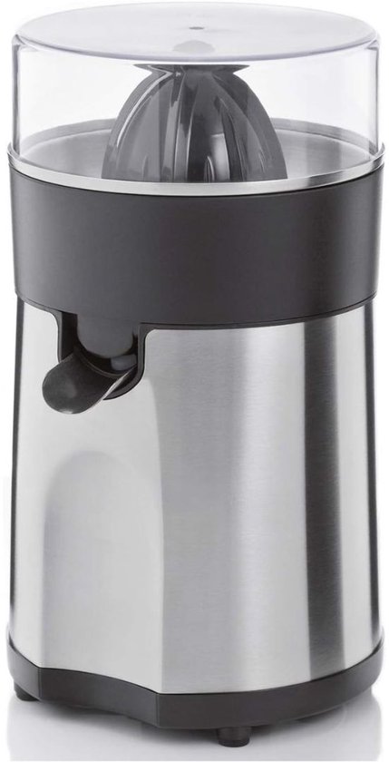 Zyrex® Citruspers electrisch - Citruspers - Sinaasappelpers - Zilver - ‎15cm x 16cm x 26cm