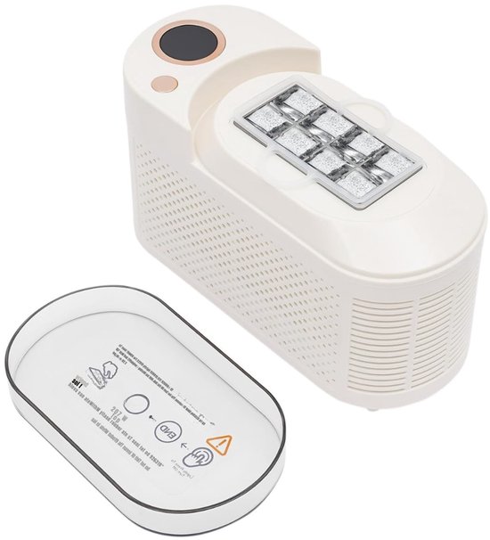 Zyrex® Ijsblokjesmachine - Ijsmachine - Ijsblokjesmakers - Wit - 22cm x 10cm x 13cm van Merkloos