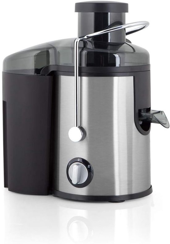 Zyrex® Sapcentrifuges Groenten En Fruit – Slowjuicer Met 2 Snelheden – Sapcentrifuge 600ml - Zwart - 17cmx 31cm x 30cm van Merkloos