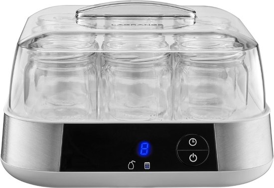 Zyrex® Yoghurtmaker - Citruspers - Ijsmachine - Zilver - ‎26cm x 25cm x 16cm van Merkloos